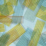Ménerbes 3. werk op papier 25 x 25 cm (2011)